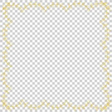 Gold Leaf Frame Wreath Design, Holiday Bokeh Background Illustrazione stock