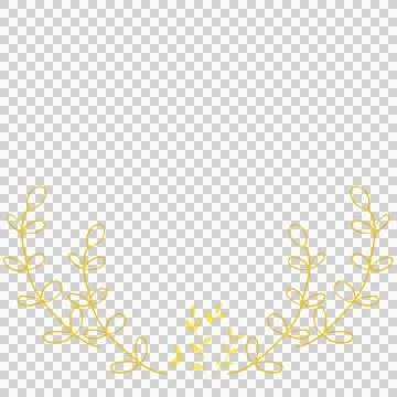 Gold Leaf Frame Wreath Design, Holiday Bokeh Background Illustrazione stock
