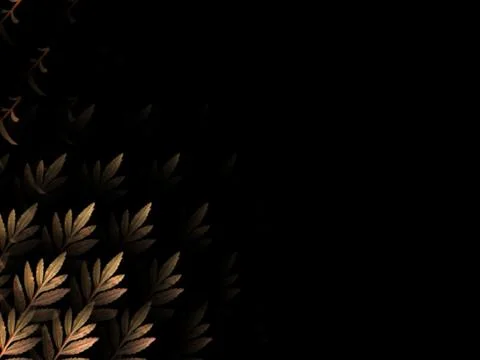 Gold leaf pattern Decoration elements for invitations, wedding cards, valenti Foto stock