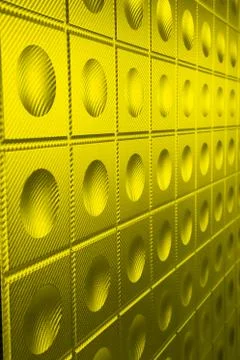 Gold leather texture. able to use as a background Stock Photos