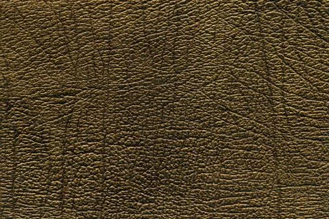 Gold leather texture Stock Photos