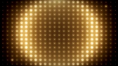 Gold led loop animated VJ background Stock Footage 74021955