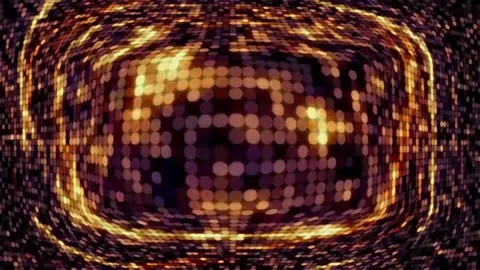 Gold LED screen Video stock 69708021