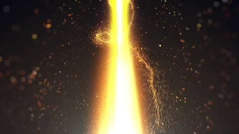 Gold Light Background with enerdy lights flowing looped for for VJs loops ,.. Stock Footage 245119312