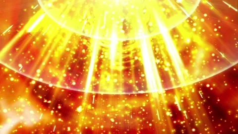 Gold light down background animation Stock Footage 145863791
