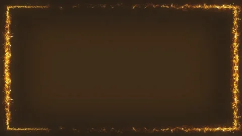 Gold Light Frame Background For Holidays Stock Footage 247068846