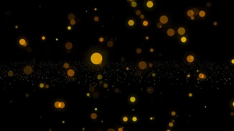 Gold light particles Stock Footage 125993158