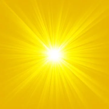 Gold Light Shining On Bright Background, Vector Illustration Illustrazione stock