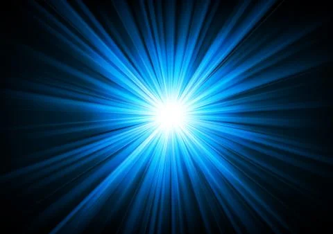 Gold light shining from darkness, Vector illustration Stock Illustration