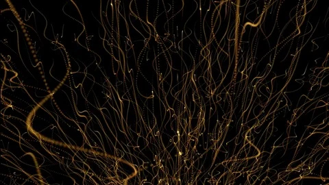 Gold light streaks motion background Stock Footage 75968513