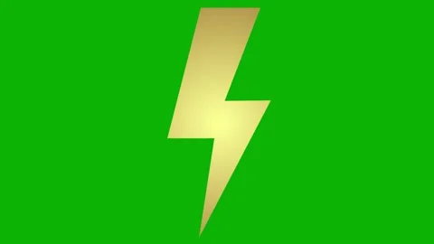 Gold lightning green Stock Footage 251650315