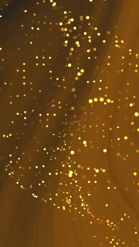 Gold lights on a brown background. Stock Footage 304713488