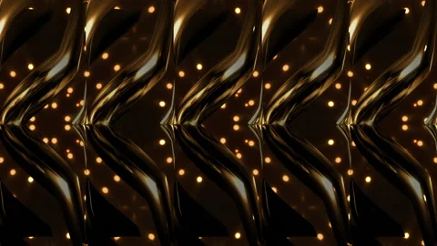 Gold Lights Loop Stock Footage 162233095