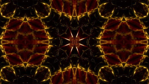 Gold Lights Patterns Stock Footage 88326561