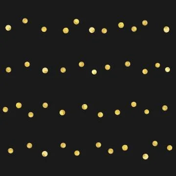 Gold line black Stock Illustration