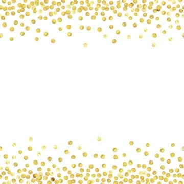 Gold line dot Stock Illustration