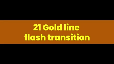 Gold line flash transition Stock After Effects