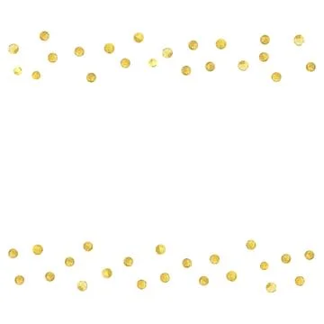 Gold line1 dot Stock Illustration