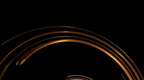 Gold lines growth Stock Footage 55361121