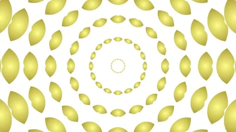 Gold lips circle white Stock Footage 256453455