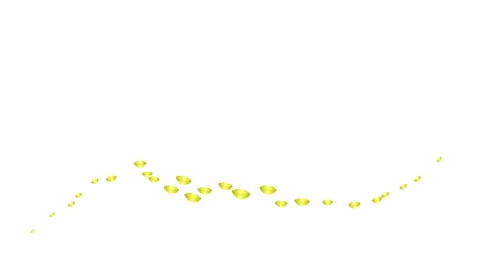 Gold lips wave white Stock Footage 257203563