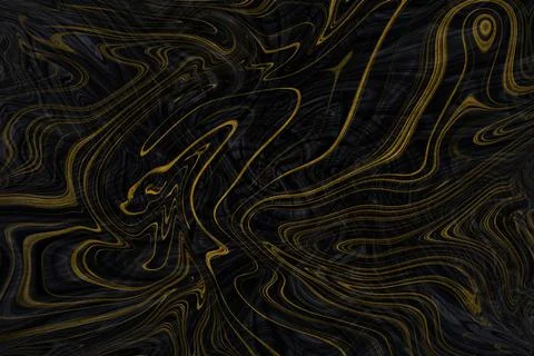 Gold liquid line marble pattern and luxury interior wall tile and floor Stock Photos