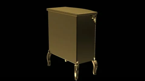 Gold locker desk Stock Footage 10823522