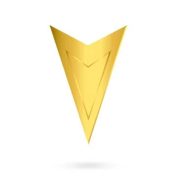 Gold logo 01 스톡 일러스트