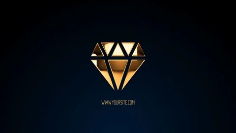 Gold Logo Intro Stock After Effects