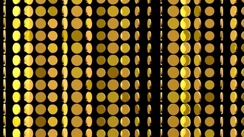 Gold Loop Background. 3D Stock-Footage 98340566