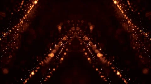 gold loopable abstract particle backgrou... | Stock Video | Pond5