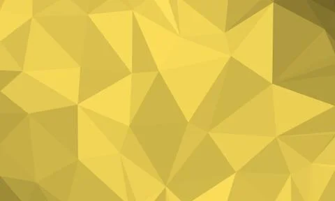 Gold Low Poly Background Stock Illustration