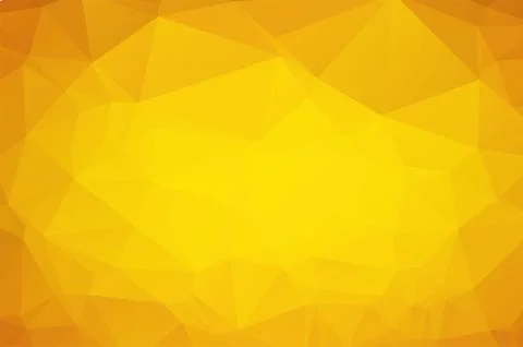 Gold Low poly crystal background. Polygon design pattern. Golden Low poly vector Stock Illustration