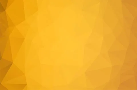 Gold Low poly crystal background. Polygon design pattern. Golden Low poly vector Stock Illustration