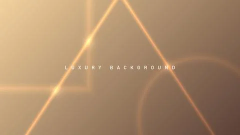 Gold luxury background with light elements Illustrazione stock