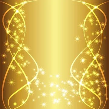 Gold luxury background text Stock Illustration