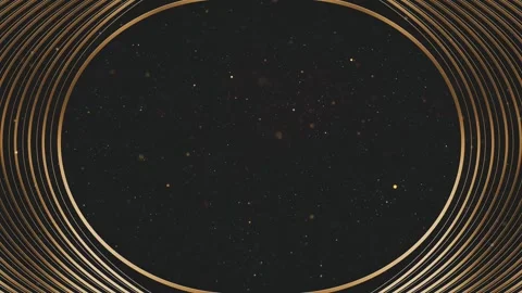 Gold Luxury Frame Background Intro Stock Footage 257928515
