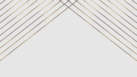 Gold Luxury Frame Background Intro on a transparent background .4k animation. Stock Footage 258590404