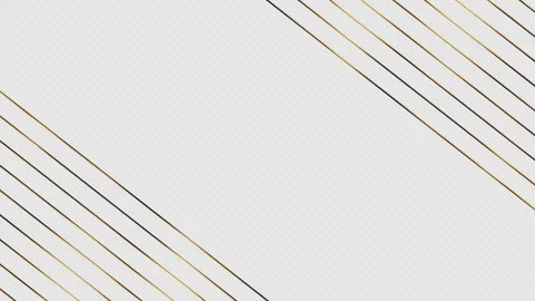 Gold Luxury Frame Background Intro on a transparent background .4k animation. Stock Footage 258590999