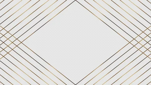 Gold Luxury Frame Background Intro on a transparent background .4k animation. Stock Footage 258591066