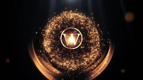 Gold Luxury Logo Intro After Effects stock