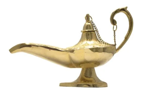 Gold Magic Lamp Stock Photos