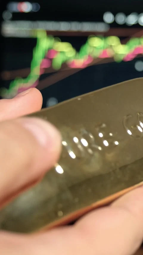 Gold Mans Hand Vertical Video Stock-Footage 334881377