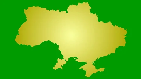 Gold map green Stock Footage 231507886