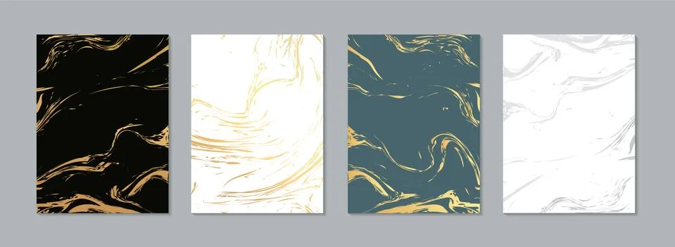 Gold marble pattern background. Marble vector abstract texture geometric acrylic Stock Illustration