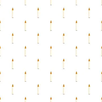 Gold marker pens creating seamless pattern background Stock Illustration
