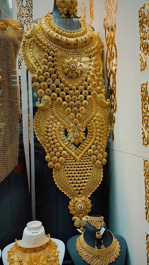 Gold Market 27 Video stock 328845197