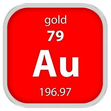 Gold material sign Фото
