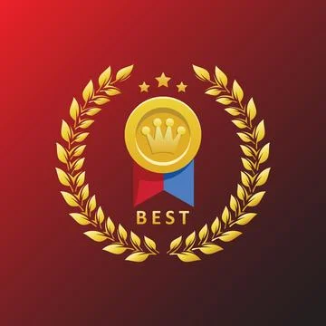 Gold medal icon Stock Illustration
