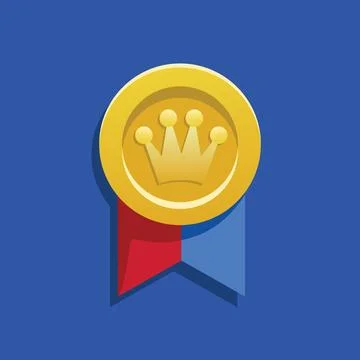 Gold medal vector illustration Stock Illustration